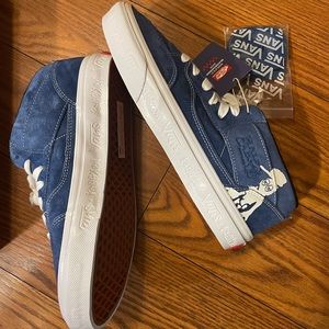 Vans X Krooked by Natas for Ray Blue Half Cab